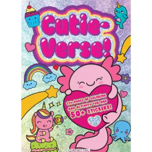 EDITORS OF SILVER DOLPHIN: Jumbo Foil Coloring Book: Cutie-Verse | 224 pages (Paperback)
